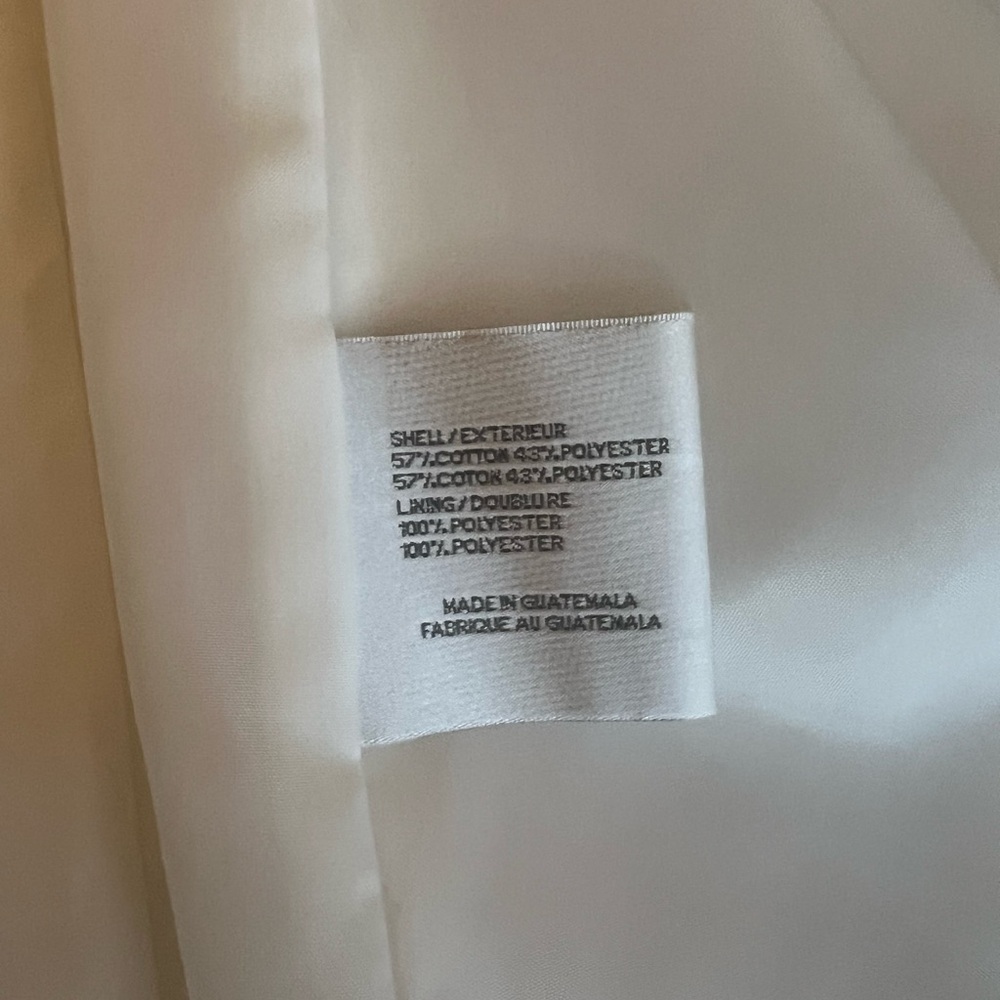 Via Spiga White Belted Trench Coat - Picture 6 of 9